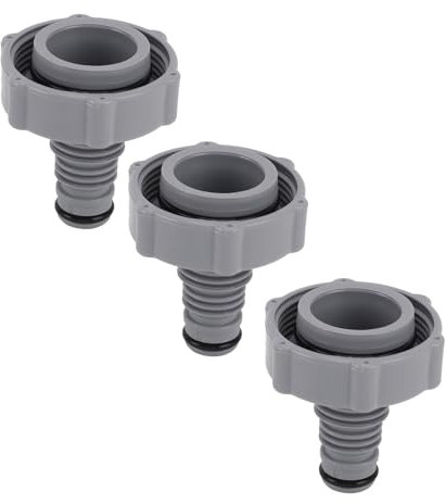 WOHPNLE 3PCS Swimming Pool Drain Valve, P6h1419 Drainage Adapter Pool Equipment Hose Adapter Connector 1.6in Inner Drain Valve Plug Drain Valve for Draining Pool Hose Adapter Replacement