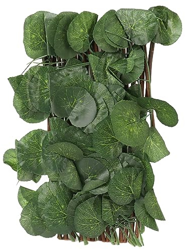 Naroote Haies Artificielles, Protection Solaire, Plante de Haie Topiaire Artificielle, Durable et Extensible pour Patio (Feuille de bégonia)