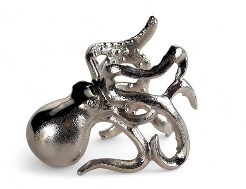 SiL Interiors Octopus Wine Bottle Holder - Makes a decorative Ornamental table Centre Piece