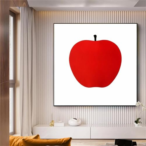 ZHUOYA Modernes Natur-Wandbild aus der Mitte des Jahrhunderts, Leinwanddruck, Poster, Obst, Bild für Küche, Wohnzimmer, Heimdekoration, Cuadros, 80 x 80 cm, rahmenlos