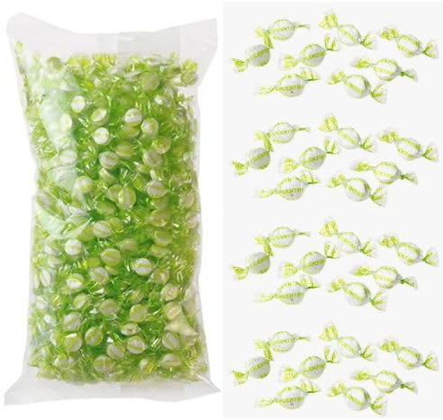 Vicentini Mini Caramelle Senza Zucchero LIMONE E ZENZERO - Busta da 500g - Le Mini Compresse Senza Zucchero e Senza Glutine - Non contengono Allergeni e Aspartame