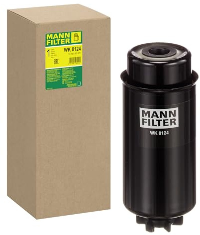 MANN-FILTER WK 8124 Kraftstofffilter - für Off-Highway Anwendungen | Für Off-Highway, Schutz des Kraftstoffsystems, Injektorschutz, Zuverlässige Kraftstoffversorgung, Echte OE-Technologie