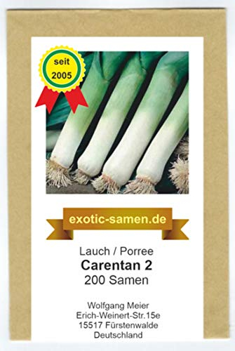 Lauch, Porree - spät - für Herbst-/Winterernte - Carentan 2-200 Samen