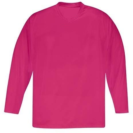 PowerTek V3.0 Hockey Youth Practice Jersey, 100% Polyester, Pink, S/M or L/XL
