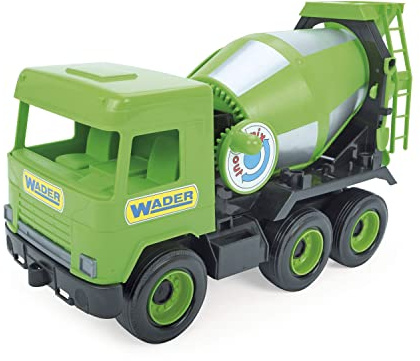 Wader 32104 Middle Truck betongblandare i kartong, grön, en storlek