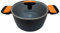 Fackelmann Soft Olla con Tapa, Antiadherente, 20 cm, Aluminio Forjado, Revestimiento Cerámico Greblon Libre de PFA, Apta para Inducción, Vitro, Gas y Horno, Asas Soft Touch, 1 ud.