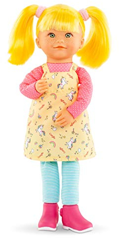 Corolle 9000300030 - Rainbow Celeste, Französische Puppe mit Charme und Vanilleduft, Schlenkerbeine, 40cm