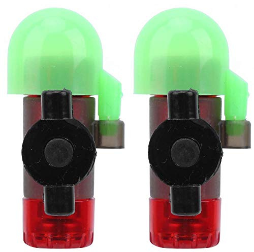 Angelalarm Bissanzeiger, 2 Set für Rutenfischer, Angelalarm für Nachtfischer