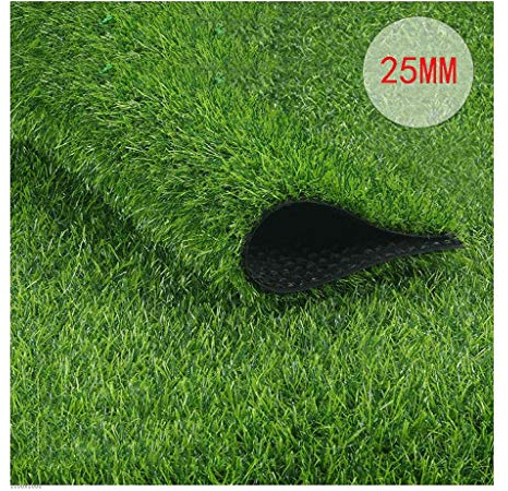 Garten-Kunstrasen, 25 mm gefälschte Rasenteppichmatte, (2 x 5 m)