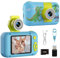 ARNSSIEN Camara Fotos Infantil de 3 a 12 años, Camara de Fotos para Niños, cumpleaños y Festivales para niños, cámara Selfie para niños con Tarjeta TF de 32 GB, X101H