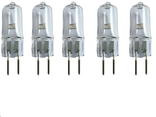 JZLBBC 5Pc Ampoules Halogènes G5.3 36V 35W Ampoule G5.3 Capsule Transparente Ampoule En Verre G5.3 Dimmable Blanc Chaud,20W