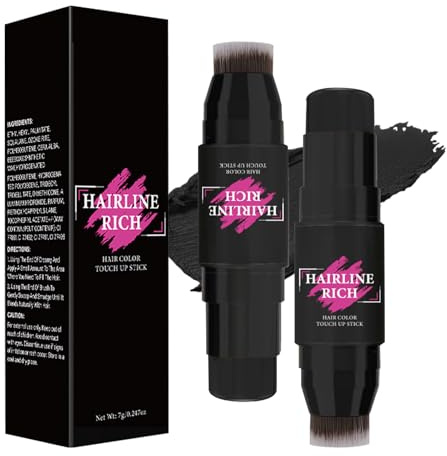 Polvere Per Attaccatura Capelli Per Donne - Copri Grigio Naturale Impermeabile - Crema Contorno Viso Duratura Per Diradamento Cuoio Capelluto Unisex Uso Quotidiano e Viaggio