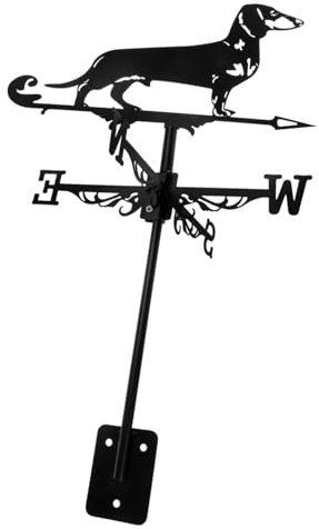 TOYANDONA Banderuola Segnavento in Metallo per Giardino Decorazione da Giardino Statua Indicatore di Direzione del Vento per Prato o Cortile