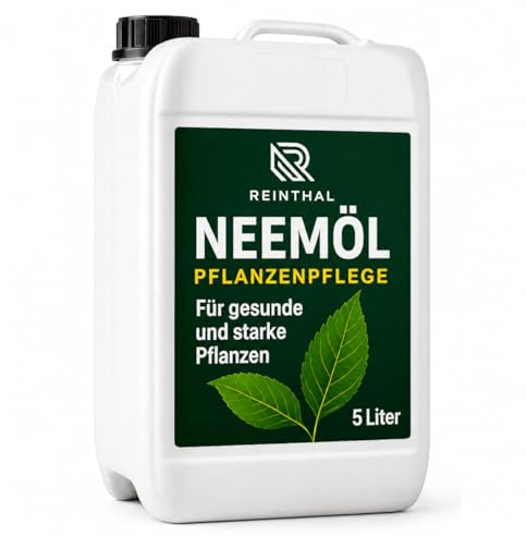REINTHAL Neemöl 5000 ml Sprühfertig – Natürliche Pflanzenpflege – Niemöl mit Emulgator für Pflanzen, Ideal zu Nachfüllen