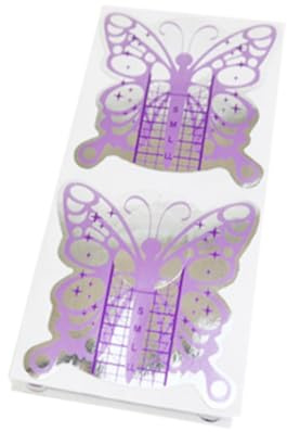 TOGEVAL Papier de Formes Ongles Guide de Pose Nail Art Pratique pour Extensions Accessoire Manucure Femme