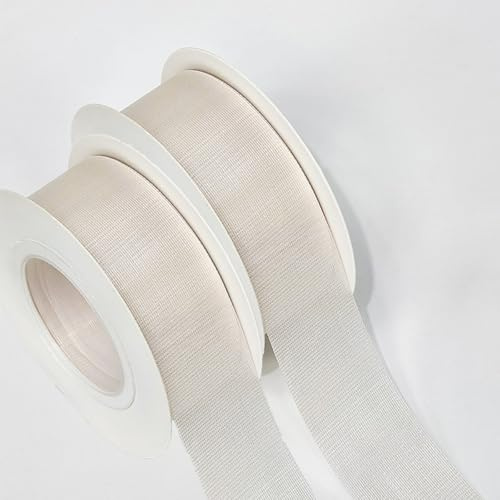 Organzaband Creme 25mm*18m Geschenkband Schleifenband beige Seidenband