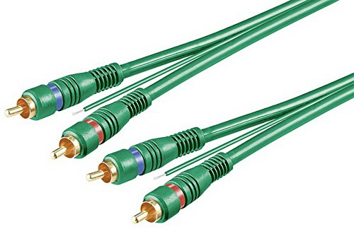 Goobay 33667 Cavo di collegamento stereo HiFi per auto RCA; a doppia schermatura - 2 spina RCA > 2 spina RCA