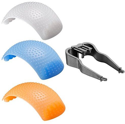 Diffuseur de Flash Pop up intégré Universel 3 Couleurs pour Reflex numérique Toutes Marques (équivalent Gary Fong)