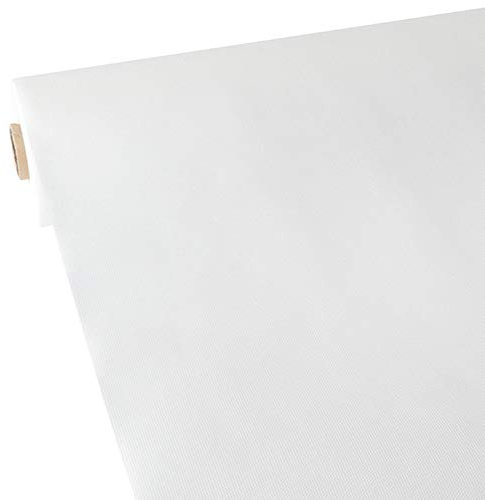 Papstar, Tischdecke, stoffähnlich, Vlies soft selection 40 m x 1,18 m weiss, #84196