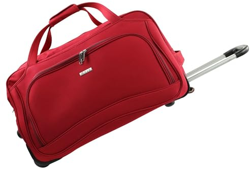 D&N Travel Line Sac de Voyage, 65 cm, 75 liters, Rouge (Rot)