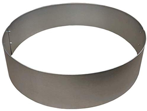 Rasenkanten Baumring Kreis aus Metall durchm. 75 cm x 17,5 cm - 1er Set