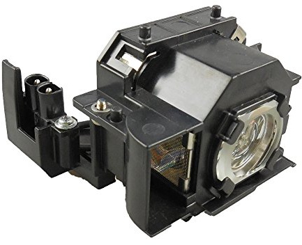 Supermait EP34 Lampe ampoule bulbe de projecteur de remplacement avec boîtier Compatible avec Elplp34 Compatible avec EMP-62 EMP-62C EMP-63 EMP-76C EMP-82 EMP-X3 PowerLite 62C PowerLite 76C EMP 62
