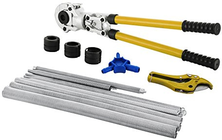 VEVOR Pince à Sertir jaune, Mâchoires à sertir Pinces à sertir à lames Pinces De Tuyau Convient pour les tuyaux en aluminium/les tuyaux PEX/les tuyaux PB/les raccords en cuivre/les joints en cuivre