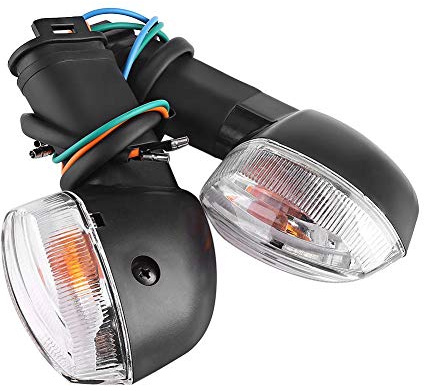 Aramox - Indicador de moto con luz intermitente de lente para YZF R1 R6 FZ1 FZ6