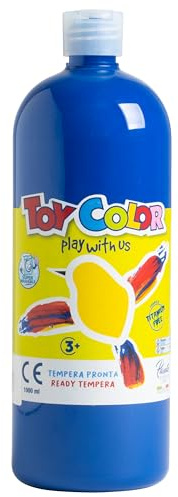 Toy Color Tempera Paint | Blue | 1000 ml | Washable Paints for Kids | Poster Paint