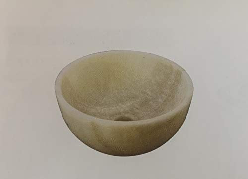 Lavabo Appoggio Marmo Onice Ø 26x13 H Design Mini Tondo CERAMICHEMIRANDA