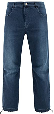 Café Kraft herr gladiator jeans byxor boulderbyxor klätterbyxor klättring, Jeansblå, 30W