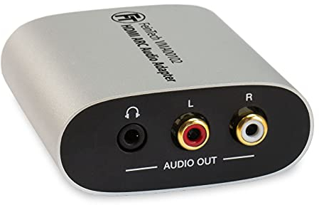 FeinTech Adaptador de audio y TV HDMI eARC VMA00102 para sistema estéreo de auriculares con control de volumen