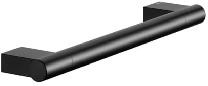 KEUCO Plan Haltegriff 35 cm, Metall schwarz matt, belastbar bis 115 kg | Made in Germany, für leichten Einstieg und stabilen Halt in Badewanne und Dusche