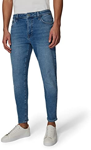 Mavi Milán Jeans, Comodidad Urbana sombreada polvorienta, 33W x 29L para Hombre