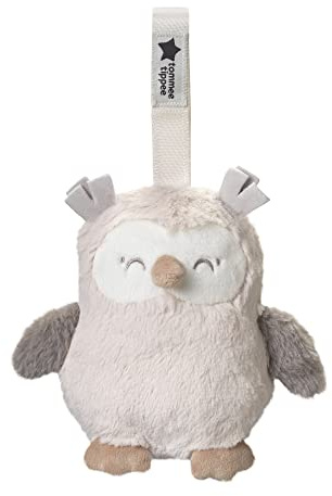 Tommee Tippee Mini OllieBúho Asistente del sueño de viaje | emite ruido blanco, recarga con USB, batería con 25 horas de duración, lavable a máquina