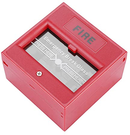 DAGIJIRD Emergency Door Release Security Glass Break Alarm Switch Fireproof Red Sign Switch for Home Security