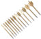 Uadme Punte Piatte per Legno, 13 Pezzi Set di Mecchie a Spada, per Alesatura del Legno e Foratura di Piastre, Tagliare Fori più Veloci e Puliti sul Legno, Manico Esagonale da 1/4 Pollice