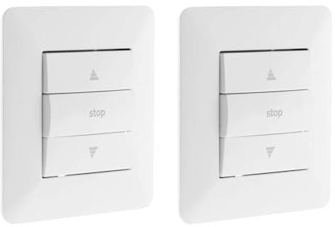 Commande volet roulant Blanc - Artezo (Lot de 2)