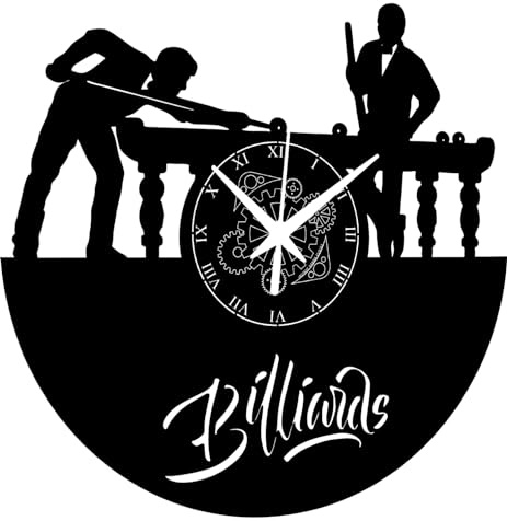 Instant Karma Clocks | Wanduhr | Billard | Billardspieler | Zubehör | Tisch | Geschenkidee für Billardliebhaber