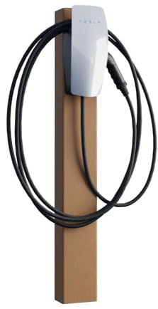 Tesla VoltStand Colonne de charge avec ancrage au sol rouille