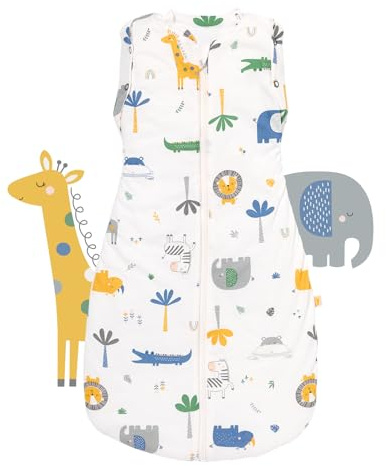 schlummersack Baby Kinder Pucksack Ganzjahr | Swaddle für Neugeborene, gefüttert, Ganzjahresschlafsack, 2.5 Tog