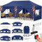 KESSER® Tonnelle pliante 6 x 3 m avec 6 parois latérales amovibles | Tente de jardin réglable en hauteur et étanche + sac d'ancrage au sol | Système de clic pop-up Protection UV 50+ Tente de réception