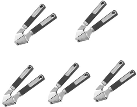 Cabilock 5piezas Prensa De Inoxidable Herramienta Manual Para Machacar Utensilio De Cocina Práctico y De Limpiar