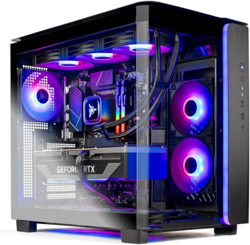 Skytech King 95 Gaming PC Desktop, Ryzen 7 9800X3D 4,7 GHz (5,2 GHz Turbo Boost), Nvidia RTX 5070 12 Go GDDR7, 1 to Gen4 SSD, 32 Go DDR5 RAM 6000 RGB, 850 W Gold PSU, 360 mm ARGB AIO, Wi-FI, Win 1
