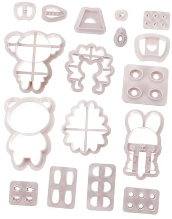 ULTECHNOVO 4juegos Moldes Para Hornear Forma De Animales De Cortadores De Galletas Herramientas Para Hornear Diy Para Fiestas Infantiles