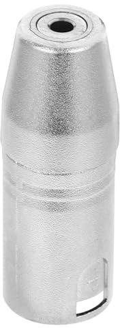 Lurrose Adaptateur XLR vers Mâle XLR vers Femelle Convertisseur Audio Accessoire Microphone Coupleur Audio Plug and Play Compact Et Portable