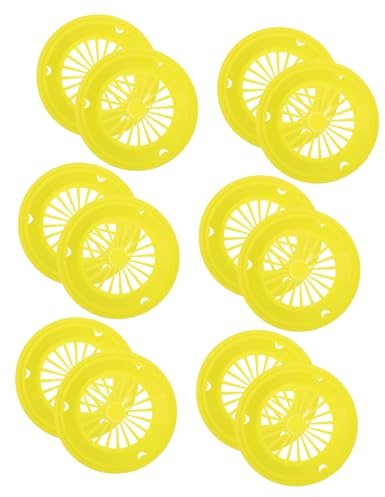 TOPPERFUN 12 Pièces Support de Plateaux pour Barbecue Assiette Creuse Ergonomique pour Fournitures