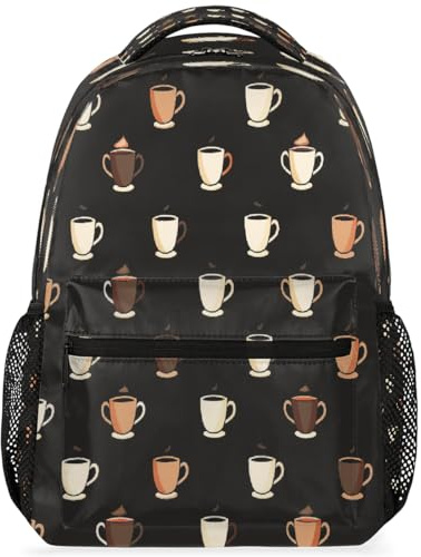 ZSOSIXDEAL Sac à dos décontracté pour ordinateur portable, sac à bandoulière léger pour voyage, université, tasses à café, 29 x 20 x 40 cm (L x l x H)