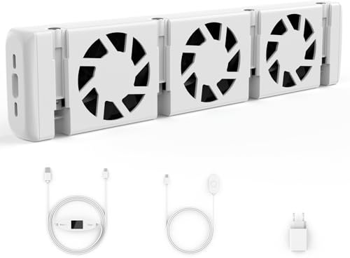 Heizkörper Ventilator, Mono Set Smartes Heizgebläse für Heizungen, Energieeffizienter Heizungsventilator, Intelligenter Heizkörperverstärker Erhöhen die Effizienz der Heizung und Sparen Energie
