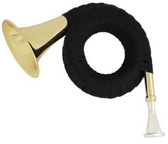Professionelles Waldhorn Blechblasinstrument Bb Gold Minihorn Mit Ständer(Horn)